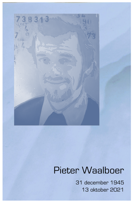 Pieter Waalboer. 31 december 1945; 13 oktober 2021.